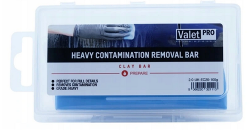 ValetPRO Blue Contamination Removal Bar 100g - niebieska glinka do lakieru